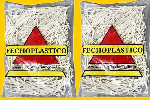 Fecho Branco, Carretel de Fecho Branco, Rolo de Fecho Branco, Bobina Fecho Banco, Pacote de Fecho Branco 